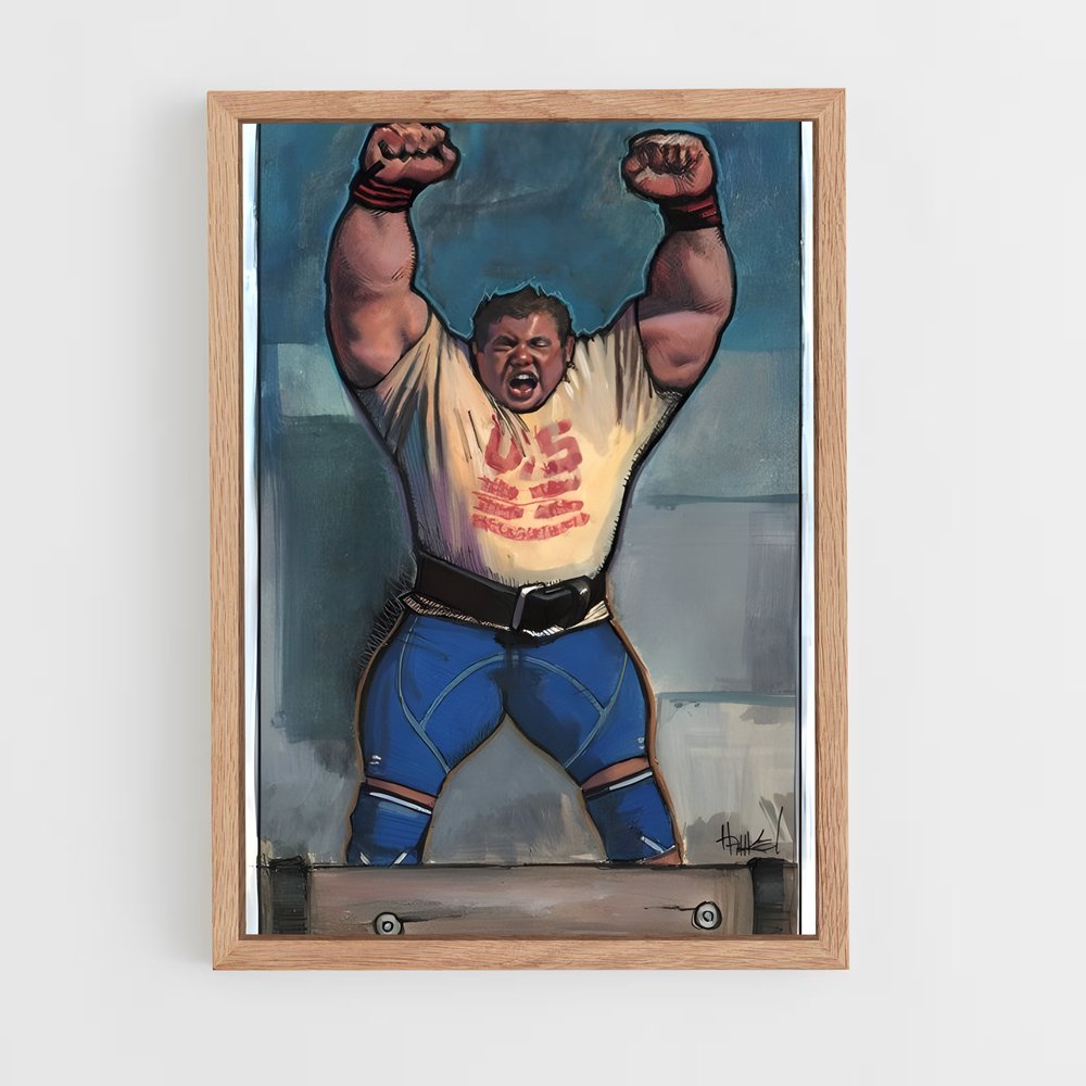 Poster Zydrunas de savickas – affiche Powerlifting (vue 4)